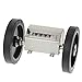 Produktbild SALUTUYA 1PCS Rolling Wheel 5 Digits 0-9999.9 Längenzähler, Max. Geschwindigkeit 350 U/min Grau-Reset für Aufzeichnung von Weben, Kunststofffolie, Leder