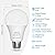 ORALUCE LED Light Bulb, A19 9W Lightbulbs, 60 Watt Equivalent, 120V 900LM, 6500K Cool White, E26 Medium Base, Non Dimmable, Energy Efficient, UL Listed, 6 Pack