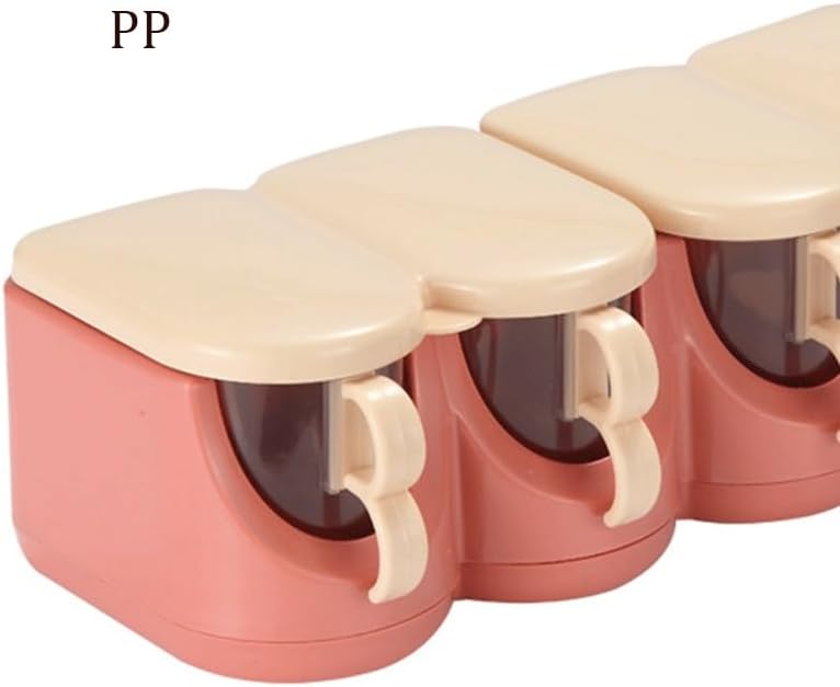 Grid Seasoning Box Nordic Household Multi Compartment Unit with Kitchen