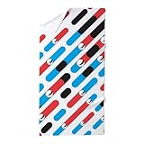 CafePress Pepsi Pattern 11 30'x60' Absorbent Cotton Back, Soft Beach, Pool Towel