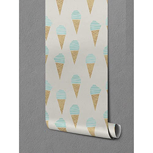 Papier peint Muralo cornet de glace déco meuble et cuisine 104x70
