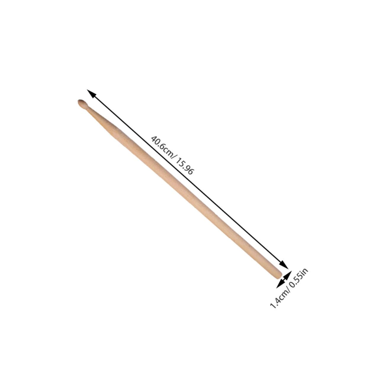 TOYANDONA 2 Satz 5a Maple Drumsticks mit Rutschfestem Griff und Stoffbeutel für Schlagzeuger