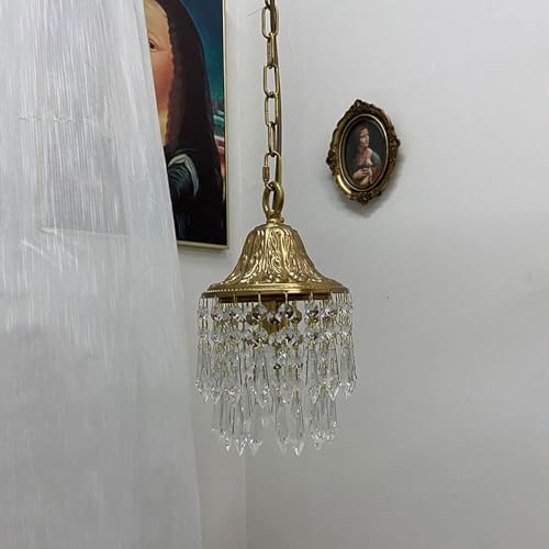Lámpara colgante de cristal retro para isla cocina pasillo comedor 5