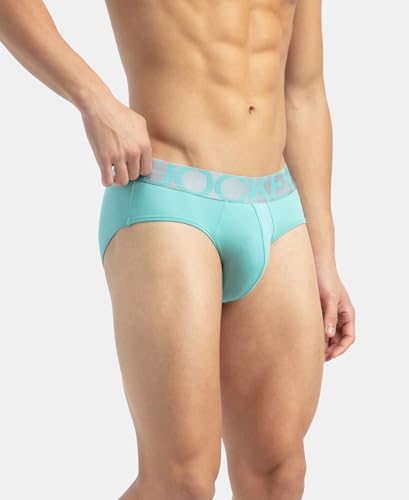 Image of Jockey IC27 Men's Tactel Microfiber Elastane Stretch Solid Brief with Moisture Move Treatment