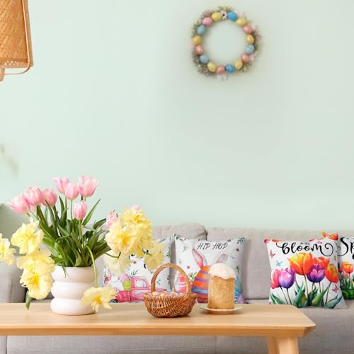 Mixweer 20 Pcs Holiday Pillow Covers 18x18 Inch Seasonal Throw Pillow Cover Spring Summer 250th Anniversary Pillowcase Sunflower Gnome Cushion Case for Holiday Farmhouse Home Sofa Decor