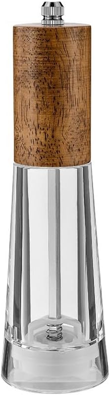 Salt and pepper grinder set, Manual Kitchen Pepper Grinding Seasoning Bottle, Suitable for Home, Restaurant, Outdoor Gathering or Salt Grinder(B)