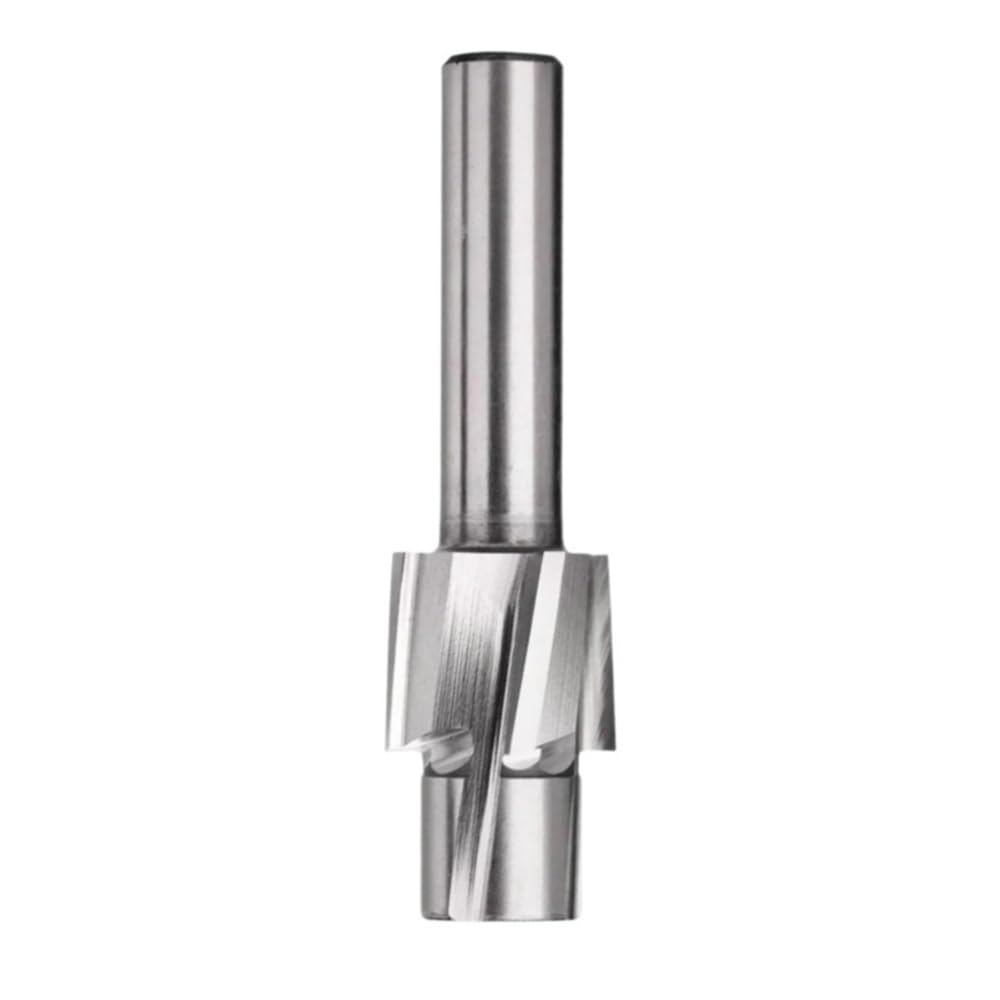 Herramienta de fresado piloto para ranurado Fresa de ranurado piloto 4 flautas, HSS, M3-M20, for taladrar madera y metal, 1 unidad(16.5x26x12x16x22x100mm)
