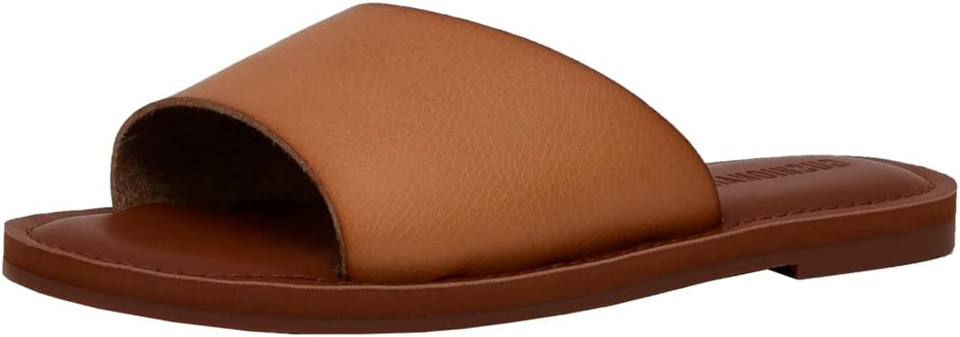 CUSHIONAIRE Women's Carly slide Sandal with Memory Foam
