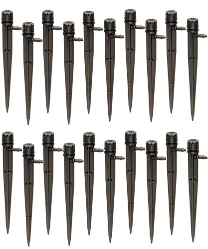 Axe Sickle Set Of 50 Drip Emitters Perfect For 4Mm / 7Mm Tube, Adjustable 360 Degree Water Flow Drip Irrigation System For Watering System. #TOP1