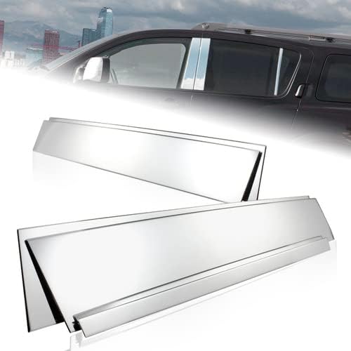 HK5 6 Pieces Stainless Steel Polish Mirror Chrome Door