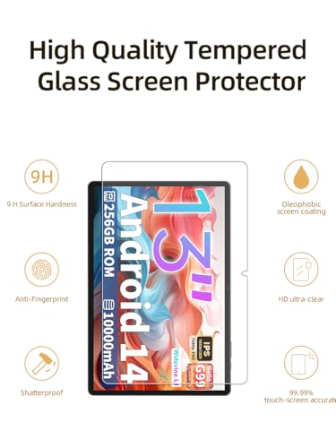 Protector de pantalla vidrio templado para TECLAST T65Max 13 pulgadas miniatura 2