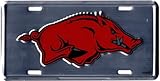 Arkansas Razorbacks Anodized License Plate