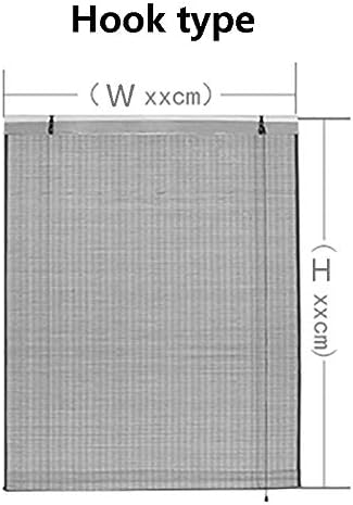 すだれ クルミ色 カフェカーテン 竹ロールパティオ用ブラインド 光フィルタリング60 ドア バルコニー ティールーム カットオフ用ローラーシェード サイズ さいず 60x160cm B07s4nsmps 3 849円