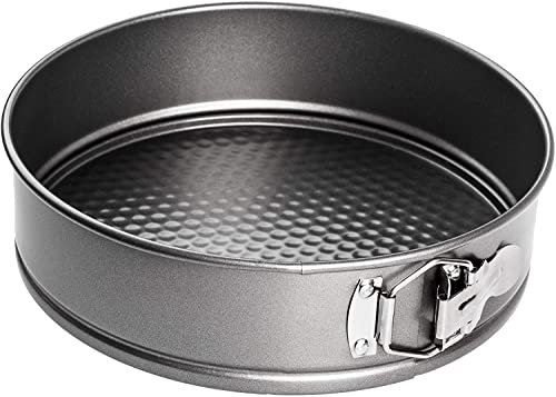 Schlosserei Bayerwald - Molde Desmontable Para Tartas Antiadherente Para Hornear Tartas Práctico Redondo de Metal Diámetro 20 cm Cover