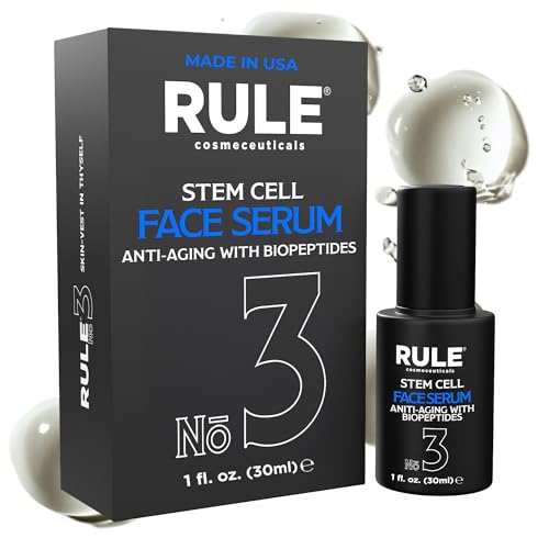 Rule Cosmeceuticals - Face Serum, Facial Serum with Biopeptides & Apple Stem ...