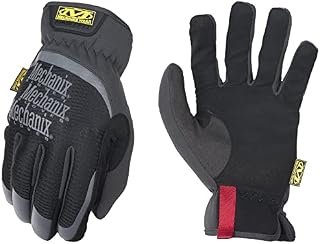 Mechanix Wear: FastFit Work Gloves - Touch Screen Capable (Small, Black)