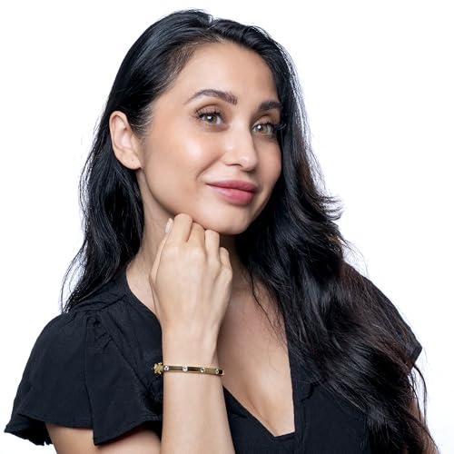 Amazon Essentials 14K Gold-Plated Cubic Zirconia Bangle Bracelet2