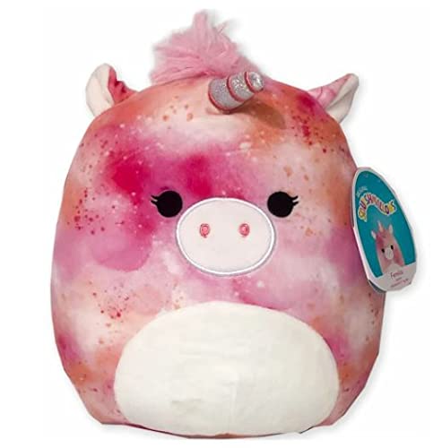 Squishmallow Unicorn 20 cm (8 inch) Fenella Pink Plush Stuffed Animal Super Soft Cuddle Pillow - 