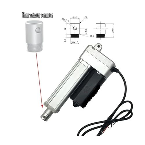 Guide linéaire électrique de 100mm pour trappe et châssis automatisé - 6