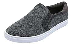Dark Grey Faux Woolen Loafer