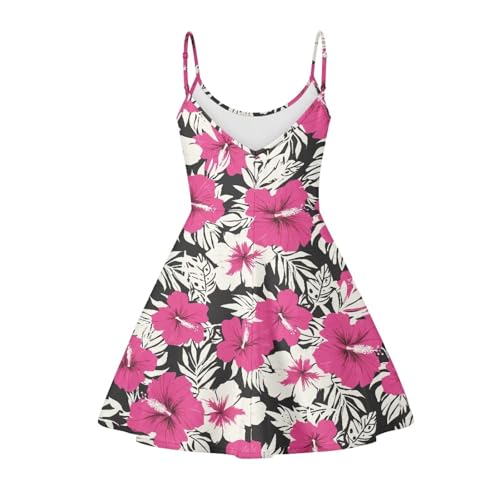 Image of Biyejit Women Casual Loose Dress Strap Long Summer Beach Swing Dress