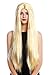 Produktbild WIG ME UP - TH46-P03 Perücke Damen Halloween Karneval sehr lang glatt Mittelscheitel Blond