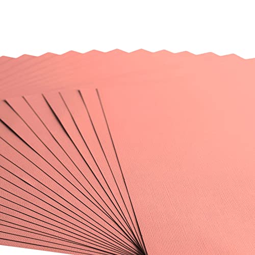 Florence Cardstock Textured, Coloured Card Making Supplies 12 x 12 inch, Pink, 20 Sheets - Image 4