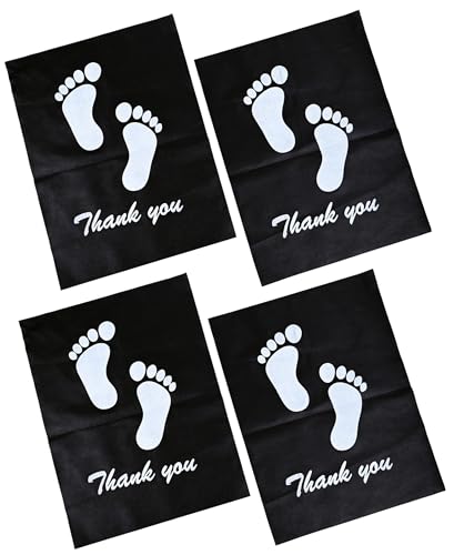 Image of Biowaste Solution Eco-Friendly Washable Car Foot Mat - Reusable Alternative to Paper Mats | Made in India | Universal Fit for Cars, SUVs, Cabs & Buses (4 pcs)