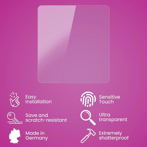 atFoliX Glasfolie kompatibel mit Garmin Vivoactive Panzerfolie, 9H Hybrid-Glass FX Schutzpanzer Folie