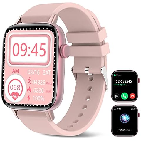 LOJUSIMEH Smart Watch for Men Women Fitness: 1.9" Bluetooth Call Smartwatch for Smart Phone (Classic Pink) Cover