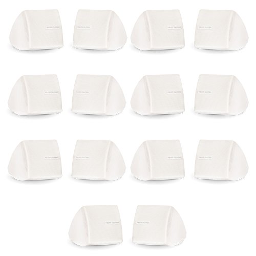 Theater Solutions TS30W Mountable Indoor Speakers White Bookshelf 7 Pair Pack