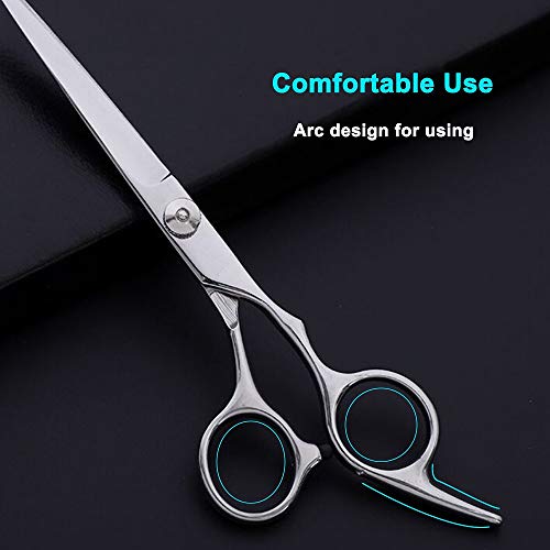 Image of Avenoir Hair Thinning & Cutting Scissors Set 6.7 Inch | Includes Both Thinning and Cutting Shears, Adjustable Tension Screws, Wipe Cloth Included, Durable and Rust-Resistant