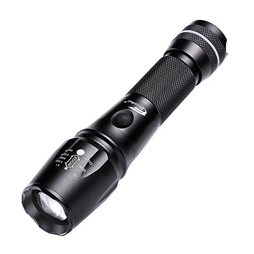 HAUSBELL Rechargeable 3 Modes LED 2-Pack Flashlights High Lumens 9W, Mini Small Flash Light Waterproof, Zoomable Tactical Flashlight for Indoor Outdoor Camping Biking Hiking