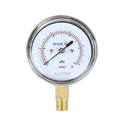Manomètre à capsule YE-60 résistant en inox pour vide de -2.5 KPA