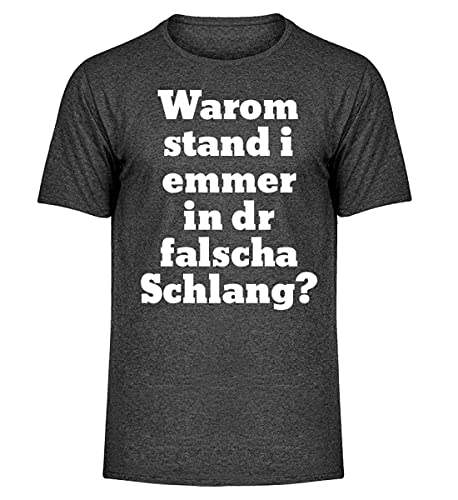 T-Shirt chiné pour Homme Gris pour éviter la monotonie des vêtements unis