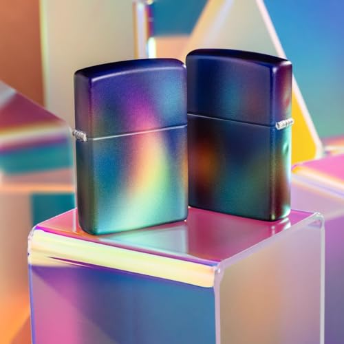 Encendedor Zippo personalizado con grabado diseño prismático miniatura 3
