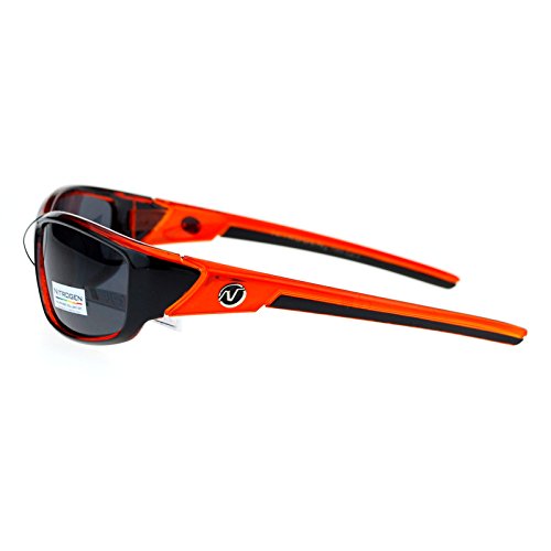 Nitrogen Polarized Mens Classic Oval Plastic Warp Sport Sunglasses Orange4