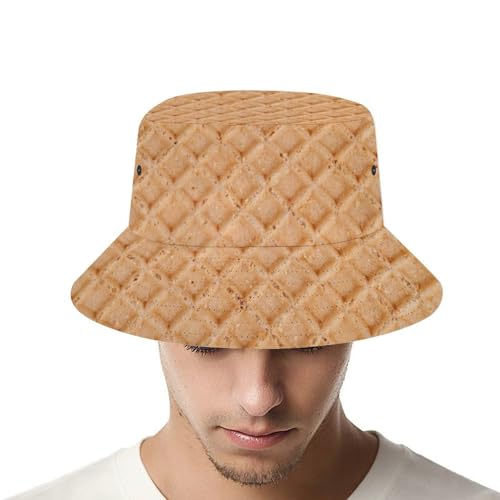 Image of Food Golden Corn Bucket Hats Unisex Washed Cotton Lightweight Outdoor Summer Beach Sun Hats Men Women Bucket Hat for Travel