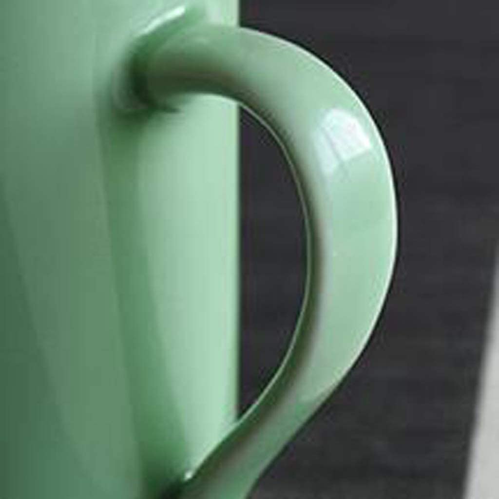 Kubków do Herbaty Kubek do Cappuccino Przeszklona Filiżanka Kawy Seledynowa Biurowa Elegancka Ceramiczna Filiżanka Do Herbaty O Dużej Pojemności Domowa Filiżanka Do Herbaty Wielofunkcyjna Kubek do Kaw