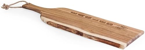 Miniatura 4 de PICNIC TIME NCAA Rhode Island Rams Artisan - Tabla de embutidos de acacia de 24 pulgadas con borde de madera cruda, tabla de queso, plato para