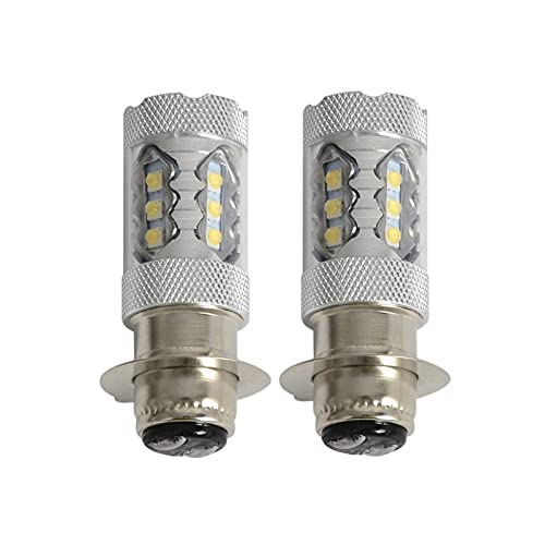 CHAOCHAO ZHANGERDIAN 2PCS 80W Super Blanco DIRIGIÓ Bombillas de Faros Actualización FIT para Yamaha ATVS YFM350 400 450 660 700 Raptor Blaster 200 Banshee 350 Canal DE TELEVISIÓN BRITÁNICO Luces