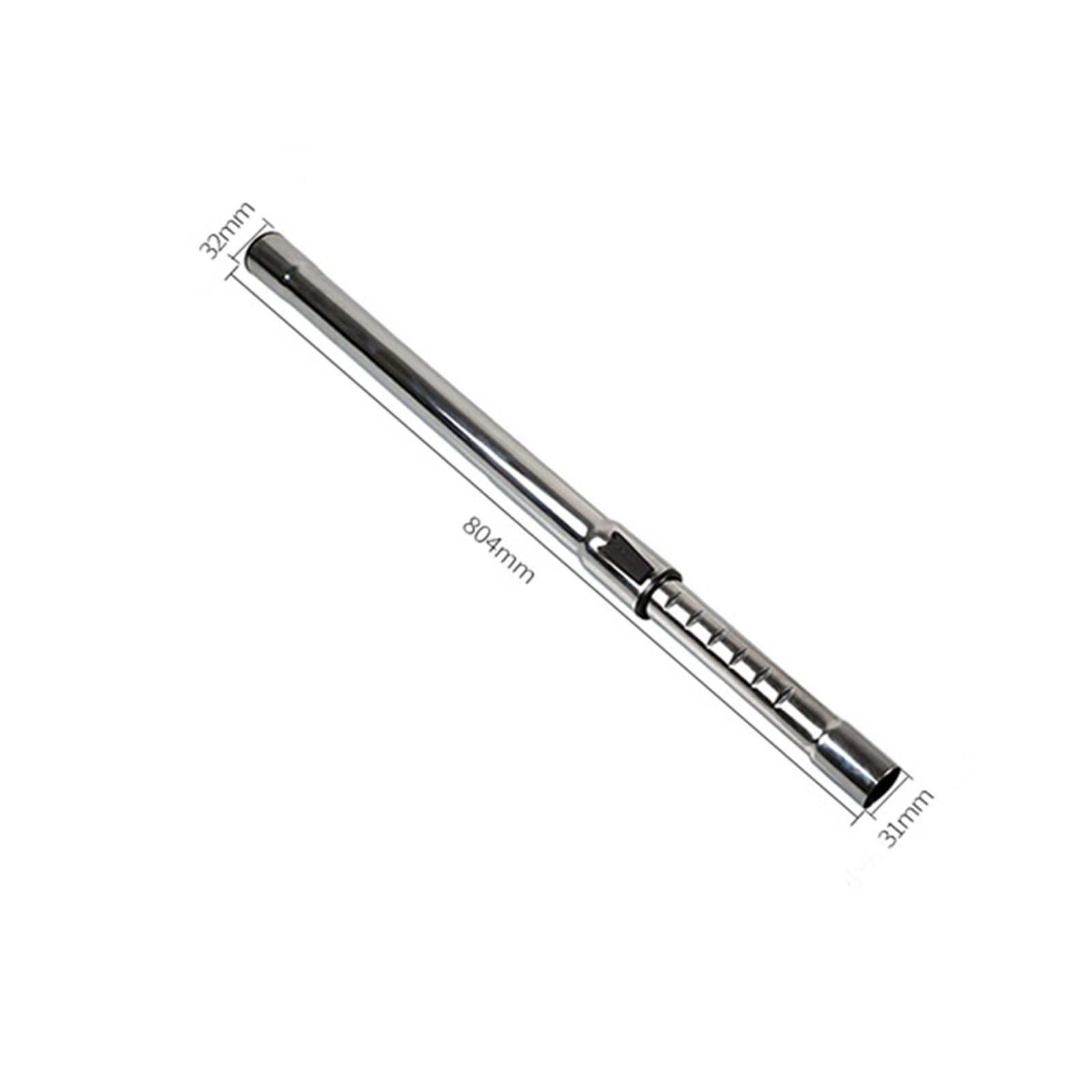 Adaptación de Tubo de Acero Inoxidable Compatible con Midea PHILPS Haier aspiradora múltiple Accesorios telescópicos de Tubo Recto