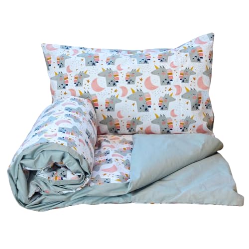 Baby's Comfort Juego de edredón y almohada para bebé de 2 piezas de 120 x 90 cm para adaptarse a la cuna de los niños pequeños (6)