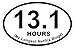 *Magnet* 3.5” x 5.5” Oval: 13.1 Hours My Longest Netflix Binge