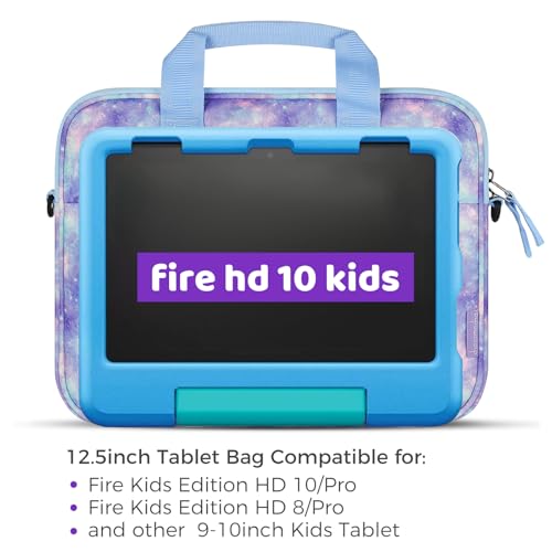 Image of Choco Mocha Kids Tablet Bag Fire HD 8 10 Tablet Carrying Case