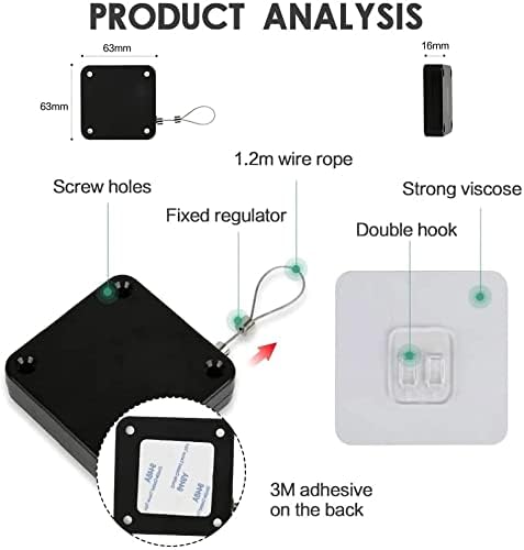 Ferme-porte automatique 1000G avec capteur, facile à installer et sans trous - Sécurité renforcée pour toutes vos portes - Image secondaire