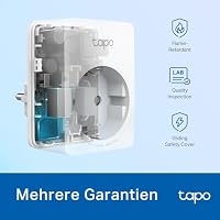 Tapo P100M Matter Steckdose, WLAN 2,4GHz, funktioniert mit Matter, Alexa, Google Home, Sprachsteuerung, Fernzugriff, 10A/2300W – Ansicht 6