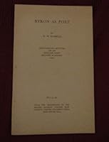 Byron as Poet B0007JGQRA Book Cover