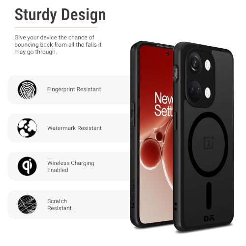 Image of DailyObjects Nimbus 2.0 Magnetic Phone Case Cover Compatible with OnePlus Nord 3 | Wireless Charging Slim Back Cover | 2 Layer Edge Protection & Shockproof