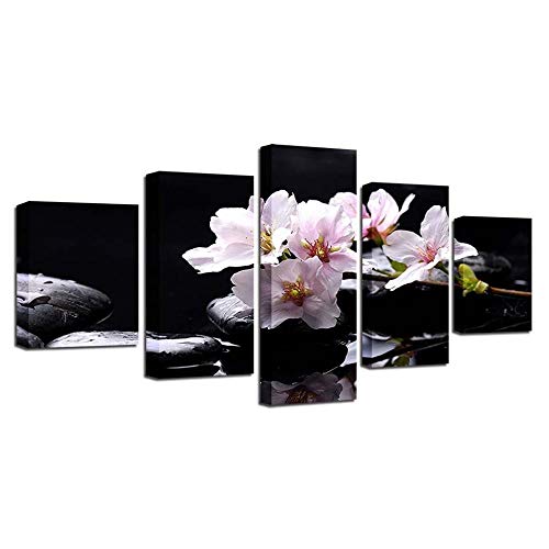 Impression sur toile Blooming peach blossom pour habiller un grand mur de salon